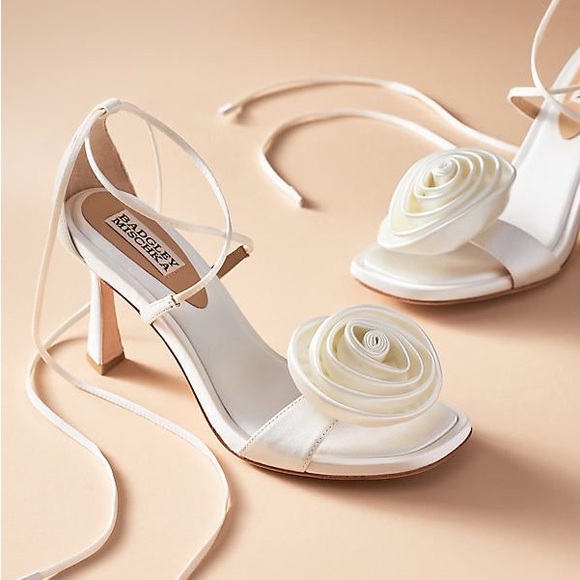 Badgley Mischka Janelle Ankle Tie Sandals - Picture 3 of 14